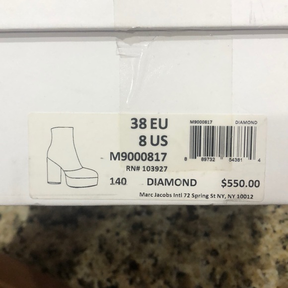 Marc Jacobs Amber Glittery Platform Boot - Picture 3 of 4